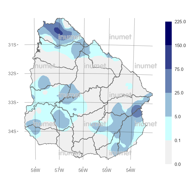 Mapa de precipitaciones