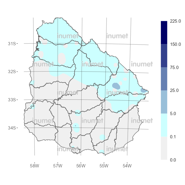 Mapa de precipitaciones