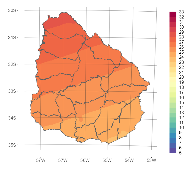 Temperatura Media Enero 2022
