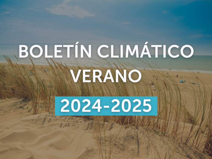 Imagen de portada del boletín climático del verano 2024-2025