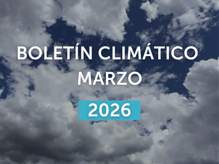 Imagen de portada del boletín climático de marzo 2026