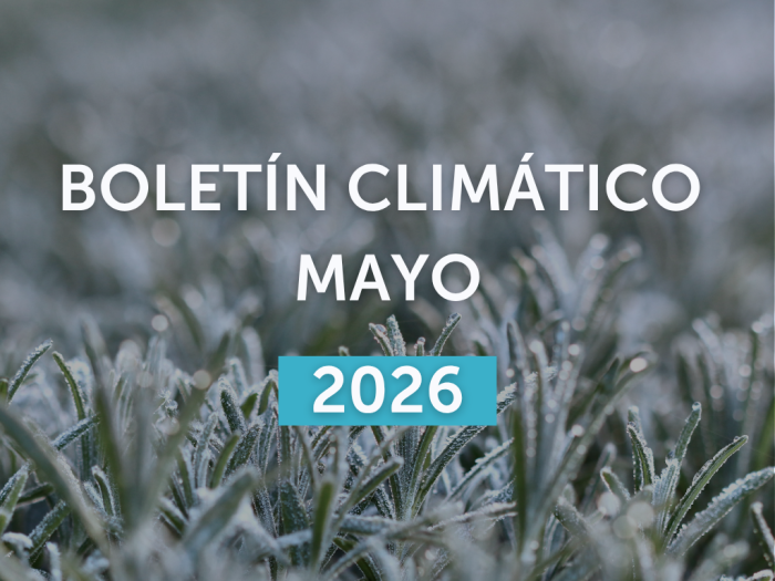 Imagen de portada del boletín climático del mes de mayo de 2026
