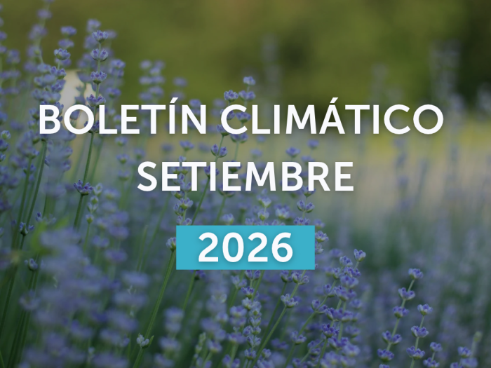 Imagen de portada del boletín climático del mes de setiembre de 2026